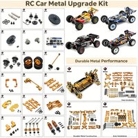 WLtoys 124017 124016 124018 124019 144001 144010 124007 Metal Upgrade Parts Set - Gears Steering Cup Tie Rod Bearing Tire Screw