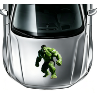 Sunproof Waterproof Hulk Car Stickers For Hood & Door, Removable No Residue Vinyl Decals Universal All Car Models