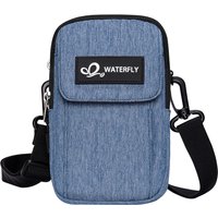 WATERFLY Mini Shoulder Crossbody Bag Small Belt Bag Pouch For Men Women Waist Fanny Pack With Adjustable Strap Carabiner Handbag