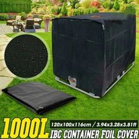 Waterproof Oxford 1000L IBC Container Aluminum Foil Cover Outdoor Water Tank Cover Dustproof UV Protection Cover With Zipper