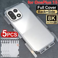 1/2/3/4/5Pcs Back Frame Hydrogel Film Border Stickers Full Cover for OnePlus 15 Back Side TPU HD Protectors Film Stickers
