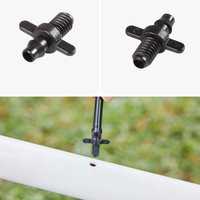 4/7mm Hose Single Barb To Thread Straight Adapter 6mm Screw PVC PPR Pipe Joint Garden Drip Irrigation Pipe Fittings 20/50/100Pcs
