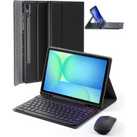Keyboard Case for Samsung Galaxy Tab S10 FE / S9 FE / S9 / S8 / S7 10.9-inch/11-inch Tablet Case with Pencil Holder