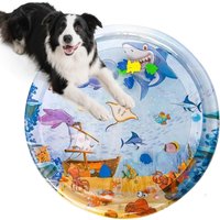 Summer pet cooling mat Cat Play Mat Sensory Pet Water Bed Interactive Cat Mat Thickened Inflatable Water Mat Pet Playmat