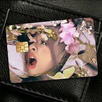 M-Melanie Martinez HADES Credit Skin Cover Card Stickers 4PCS Film Bus Pass Front Decoration Bank Debit Waterproof