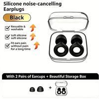HK001-Anti-noise Sleep Soundproof Earplugs Swimming Earplugs Anti-noise Anti-slip Sleep Earplugs Surfing Ear Plugs Tapones Oido