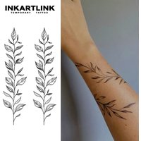 Grass Temporary Tattoo,Lasts To 15 Days New Technology Magic Waterproof Semi Permanent Sticker.
