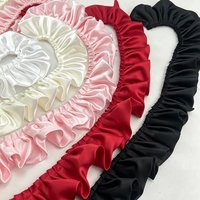 (1 Meter/roll)5.5cm Double-Layer Lace Ruffle Princess Skirt Accessory Handmade Design Diy Comfortable Fabric