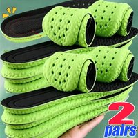 Breathable Sport Soft Memory Foam Insoles Men Women Mesh Deodorant Running Shoes Pads Orthopedic Sole Cushion Anti-Foot Fatigue