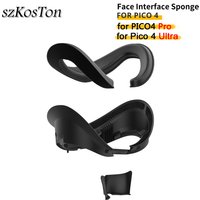 AMVR Face Cover for Pico 4 VR Headset Face Interface Bracket Replacement Washable Sponge Leather Pad for PICO4 / Pro Accessories