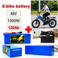 48V 120Ah 13S3P XT-60+DC 18650 Rechargeable Lithium-ion Battery Pack Built-in BMS Circuit Protection Board