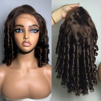 Miss Rola 4# 13x4 Lace Front Wigs Brazilian Bouncy Lace Front Human Hair Wigs Remy Brown Bouncy Curly Lace Frontal Wigs