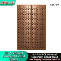 5/10PCS DIY 4.5x7CM Prototype Paper 2-3 Holes Single Row Continuous Holes PCB Universal Experiment Matrix Circuit Board