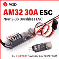 9IMOD 30A Bürstenloser Regler AM32 2-3S USBLink RC 1/18 1/24 Crawler Car Axial SCX24 TRX4M