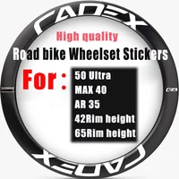 AliExpress NONE High quality For 50Ultr MAX-40 Road bike Wheelset Stickers Rim height 42-65 Decals Bicycle Accessories Decorative Cycling decals
