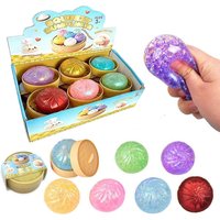 2026 Hot Glitter Dumpling Glitter Dumpling Squishy with Box Dumplings Sensory Squeeze for Stress Relief Toy Funny Creative Gifts