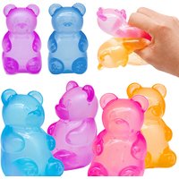 Cute Bear Needoh Sensory Fidget Cube Stress Relief Anxiety Sensory Tool for Focus ADHD & Office Desk Calming Gadget Squeeze Toy