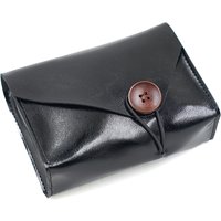 Compact Lightweight PU Leather Digital Accessories Storage Bag Vintage Style Small Power Adapter Bag