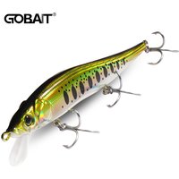 GOBAIT Sinking Minnow Lure 14.5g 11.5cm Gravity Transfer Long Casting 3 Hooks Gear Pesca 3D Eyes Jerkbait Tackle Fishing Bait