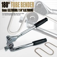 180-degree Tube Bender Non-slip Handle Design 6mm 1/4 O.D.Tubing Strong Bend Copper Pipe Stainless Steel Tube Iron Pipe