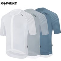 AliExpress YKYWBIKE YKYW 2025 Summer Men Cycling Jersey Road Bike Shirt Bicycle Jersey YKK Zipper Breathable Aerodynamic Raglan Sleeve Quick-drying