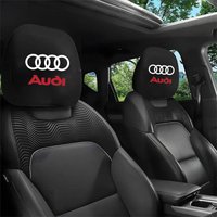 Printed Car Headrest Cover Universal Car Decoration Headrest For Audi A1 A2 A3 A4 A5 A6 A7 A8 Q2 Q3 Q5 Q7 Q8 S3 for all season