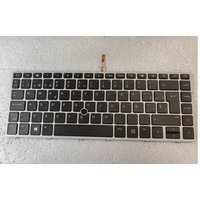 Spanish Backlit keyboard for HP EliteBook 745 G5 745 G6 840 G5 846 G5 840 G6 ZBook 14u G5 14u G6 silver frame