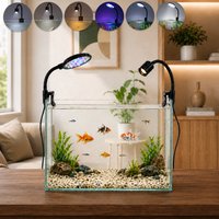 LED Aquarium Light Lighting plants Grow Light USB-5V 3W LED Fish Tank Light Multiple Modes Dimmable Lightness Full Spectrum