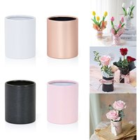 4Pcs mini Flower Box Round Cardboard Gift Boxes Wedding Party Rose Flower Packaging Decoration Valentine's Day Gifts Supplies