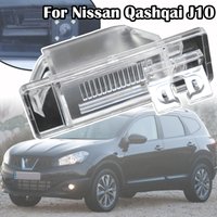 For Nissan Qashqai J10 J11 Dualis Car Rear View Camera Bracket Cover Case Housing License Light Stand Accessories 2006 - 2019