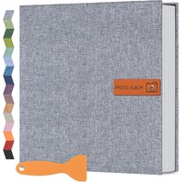 Large Photo Album 20 Sheets/40 Pages Simple Large Capacity Photo Card Case For Baby Family Anniversary Wedding Photo Storage