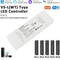 RGB LED Strip Control Unit RGBW RGBCCT Tuya Smart Life Single Color Dimmer 12V 24V 36V 48V RF 2.4G Wifi Touch Remote Controller