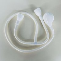 Double Tap Bath Shower Head Portable Pet Washing ABS Sink Spray Hose Handheld Hose White Shower Attachment Head