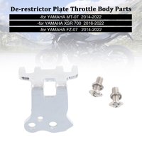 Topteng De-restrictor Plate Throttle Body Parts For YAMAHA MT-07 FZ-07 XSR700 XSR 700 2014-2022 Motorcycle Accessories