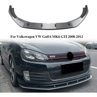 Car Front Bumper Lip Splitter For VW Golf 6 Golf MK6 GTI 2008 2009 2010 2011 2012 Car Diffuser BodyKit Spoiler Bumper Tuning