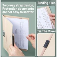 New Foldable Folders A4 To A5 Folder A4 Folding Board Student Test Paper Storage Folder Organize Folder File Contract Folder