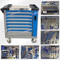 467PCS Complete Auto Repair Tool Set with Rolling Tool Cabinet, Portable Mechanic Tools for 4S Shop and Garage