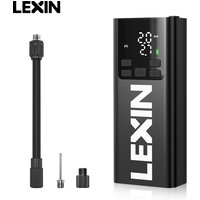 Lexin P5 Smart Air Pump 5000mAh for Motorcycles Tire Inflator Bicycle Boat with LED Digital&Preset Pressure Inflation image 3