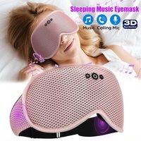 3D Bluetooth Sleeping Mask Headphones Eye Mask Comfortable Wireless Music Call Sleep Mask Noise Reduction Sleeping Adjustable