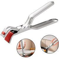 Kitchen Anti Scald Plate Bowl Dish Pot Holder Holder Stainless Steel Clamp Anti-hot Clip Lifter Kitchen Oven Accessories Tool