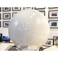 Dia 38mm-300mm Stainless Steel White Ball 0.6mm High Gloss Sphere Mirror Hollow Ball Home Garden Decoration Supplies Ornament
