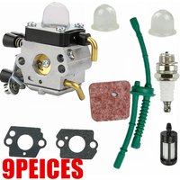 1x Carburetor Carb Air Filter Kit For Stihl FS45 FS46 FS55 FC55 FS38 HS45 FS74 HT75 Replace Zama C1Q-S66 C1Q-S71 C1Q-S97