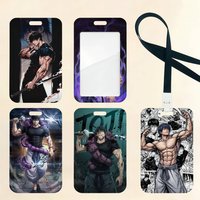 K-KaisenS F-Fushiguro T-TojiS Anime Card Holder Cardcase Bank Credit Student ID Subway Work Permit Badge Holder Door Card