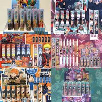 Demon Slayer Kizuna Naruto Anime Cartoon Neutral PenBlind Box Toy Random 1PCS Signature Pen Collectible Stationery Kid Fun Gift
