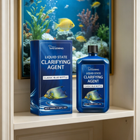 YEGBONG Clarifying Agent Aquarium Purify Water Quality Inhibit Algae Growth Fast Acting Safe Efficient Fish Tank Water Clarifier