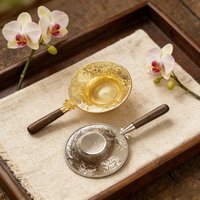 1pcs Vintage High Aesthetic Tea Filter Used for Loose Leaf Tea Practical Accessory for Chinese Kung Fu Tea Ceremony