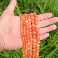 Natural Golden Sun Stone Beads Round Spacer Jades Beads for Jewelry Making DIY Charms Bracelet Necklace Accessories 6 8 10mm