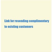 Customized link to supplement postage or product
