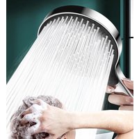 High Pressure 15cm Big Panel Shower Head 3 Modes Adjustable Showerheads with Hose Water Saving Spray Nozzle Bathroom Accessories