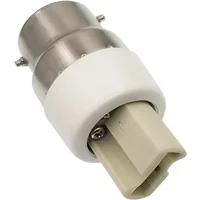 2pcs B22 To G9 Light Socket Adapter Lamp Base Holder Converter Allow You install G9 CFL LED Halogen into B22 Bayonet Socket